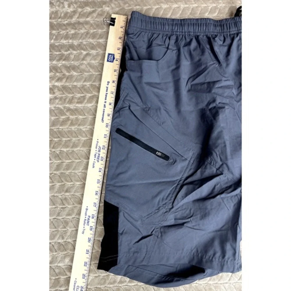 Spowind Cycling Shorts Mens XXL Gray Black Padded Biking Gear‎